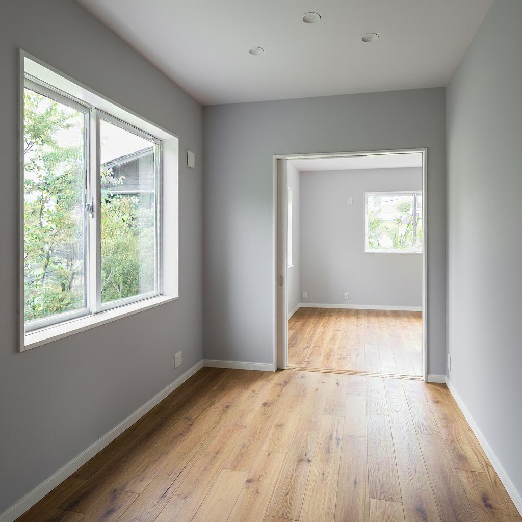 郊外一戸建て書斎 - バーチャルステージング加工後