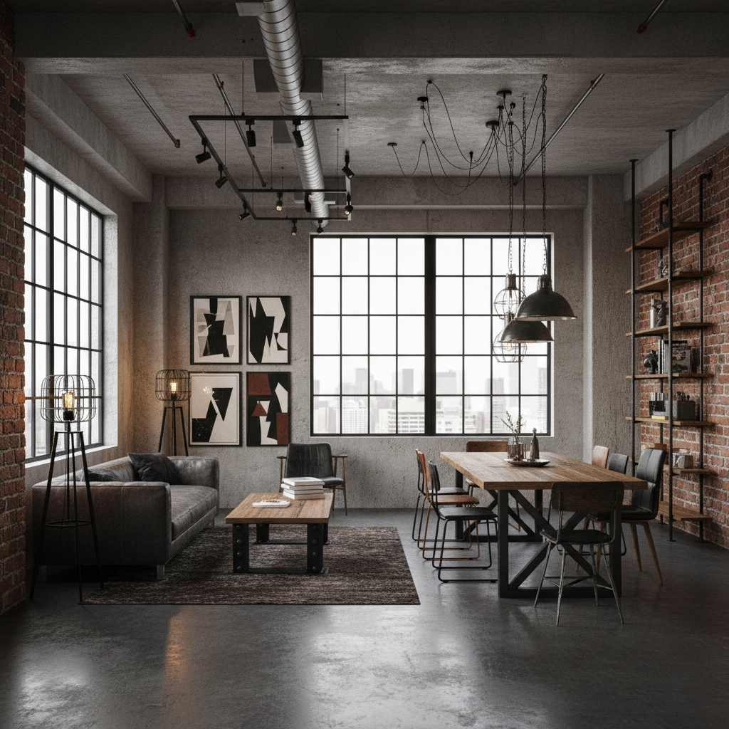 インダストリアルスタイル - 無骨でクールなインテリア