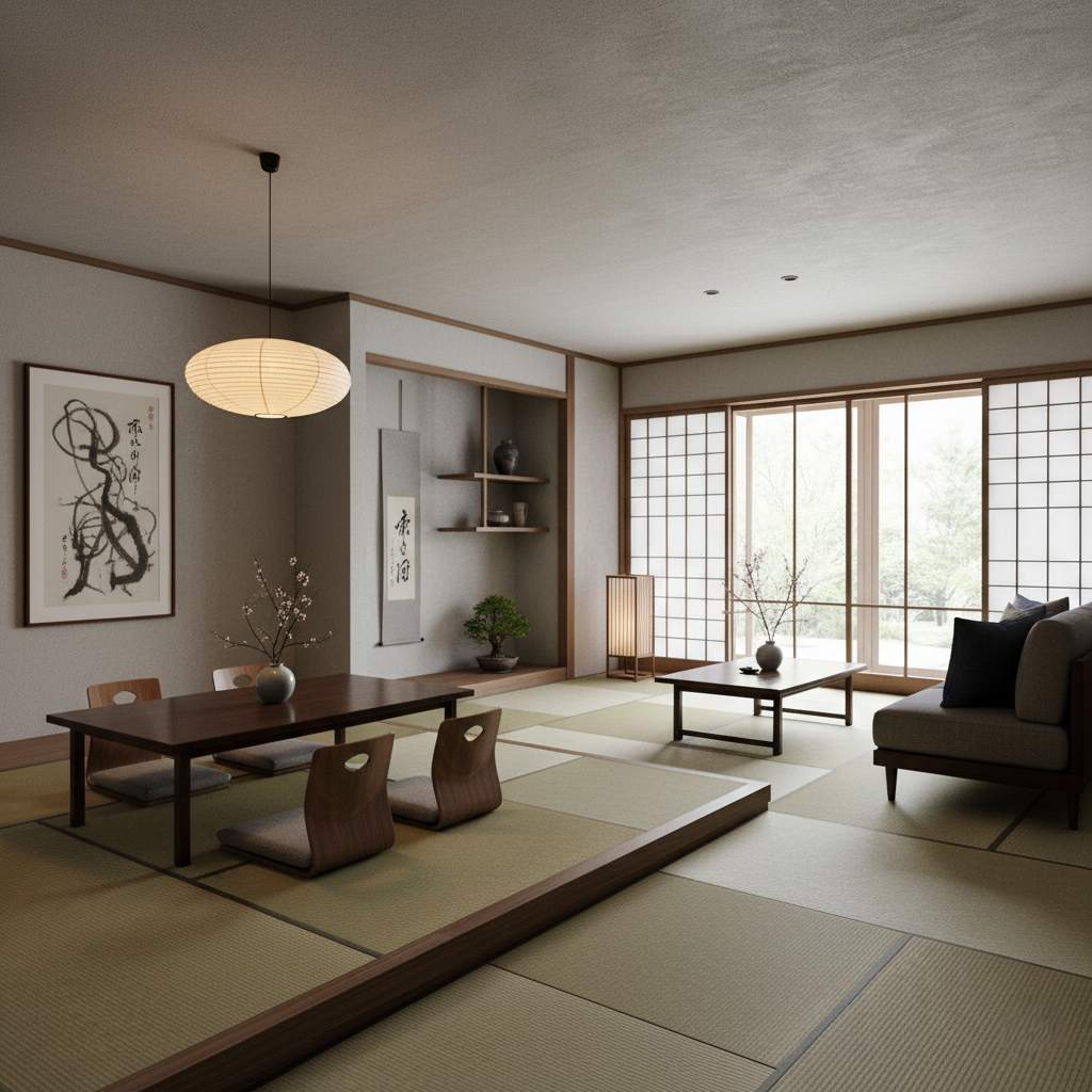 和モダンスタイル - 日本の美意識を取り入れたインテリア