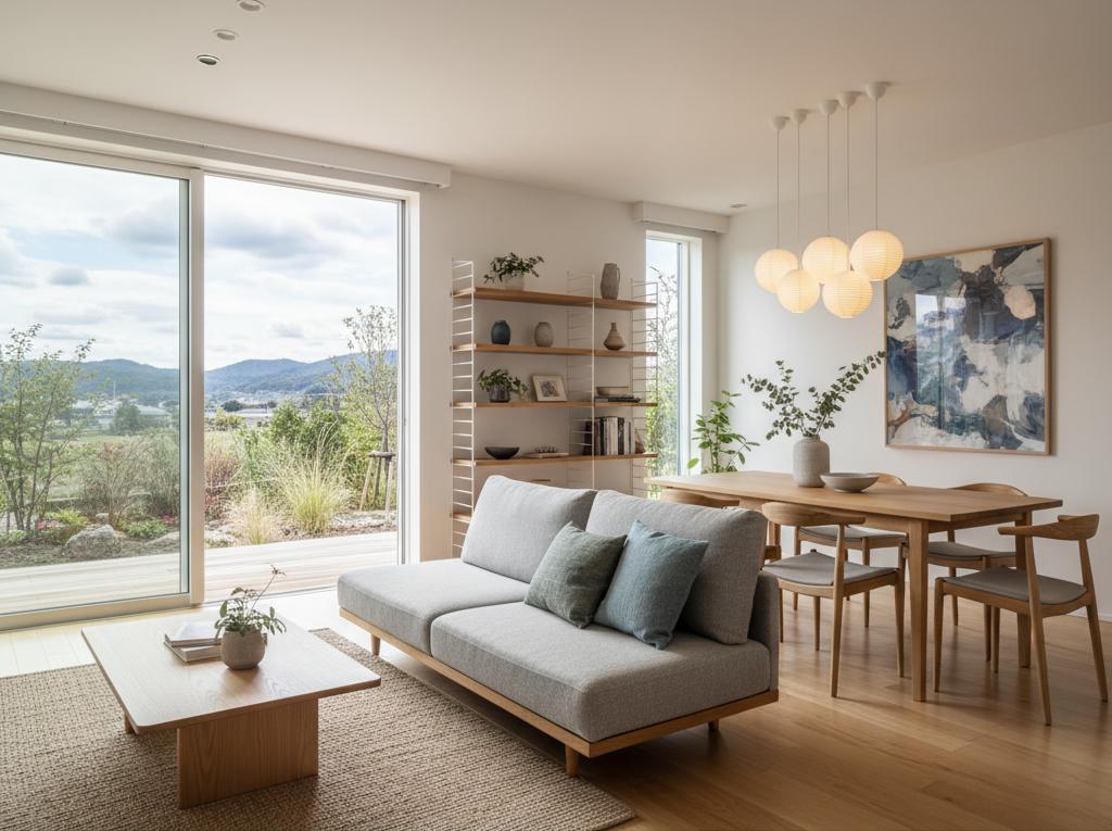 リビングルーム加工前 - 空室状態